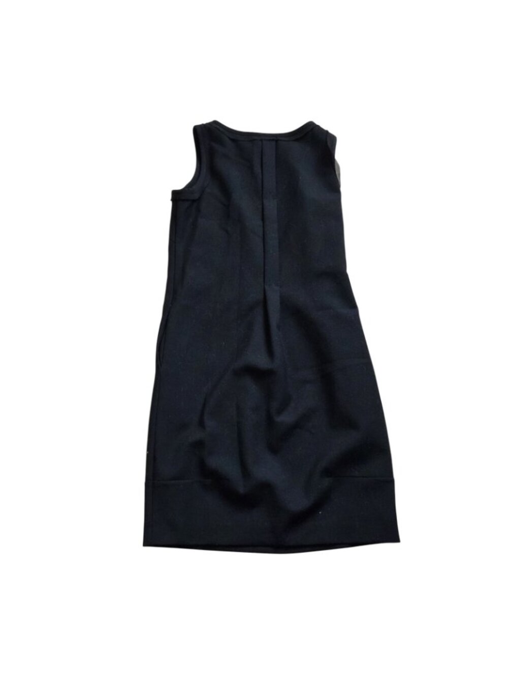 Brooks Brothers Classic Pleated Black Wool Sleeveless Sheath Dress Womens 6 - Picture 2 of 6